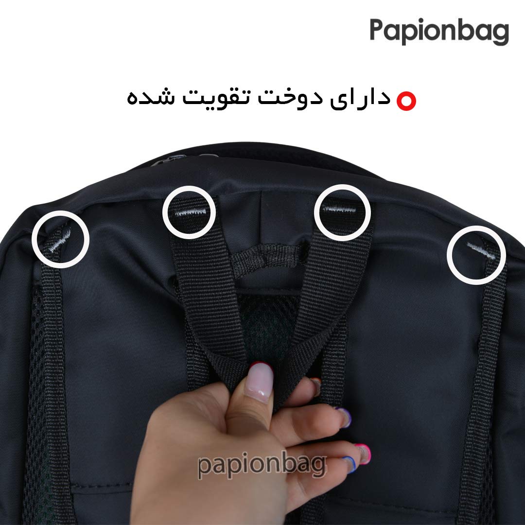 دوخت های تقویت شده کوله پشتی پرزیدنت کد 1098