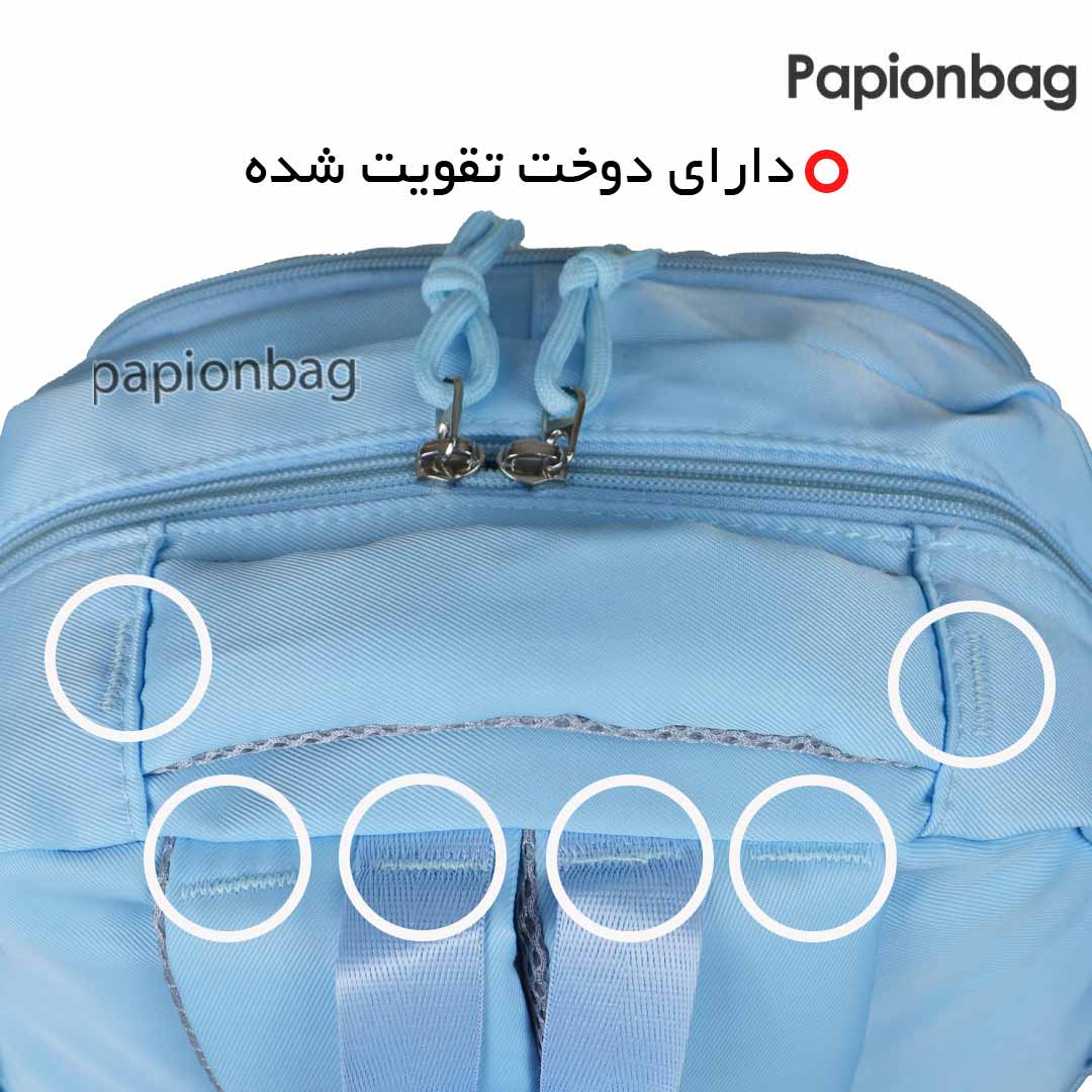 دوخت تقویت شد هدر محل اتصالات دسته کوله پشتی فانتزی کد 1134
