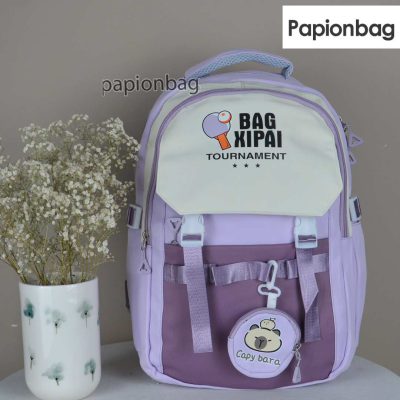 کیف مدرسه کاپیبارا آویز دار کد 1207