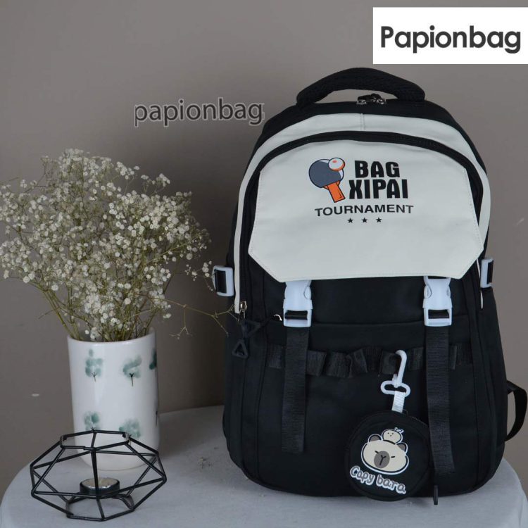 کوله پشتی فانتزی وارداتی آویزدار کاپی بارا وارداتی کد1207 - Image 5