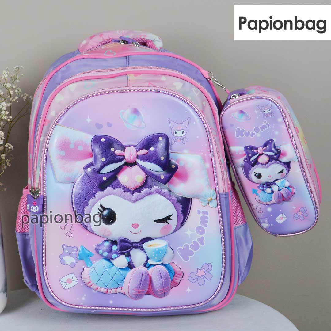 Kuromi bag and handle set1222 5