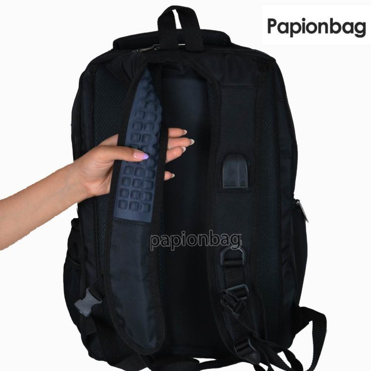 دارای ماساژور حبابی در پشت دسته ها کوله پشتی برزنتی مندوزا کد 1118