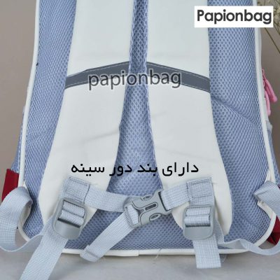 کیف مدرسه فانتزی دخترانه کد1265 4 بند دور سینه کیف مدرسه دخترانه کاپیبارا کد 1266