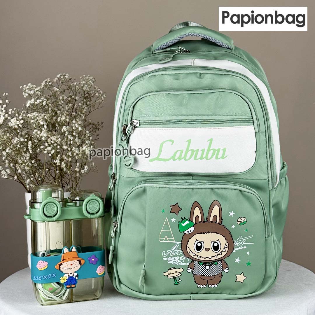 Labubu double tank bag and flask set