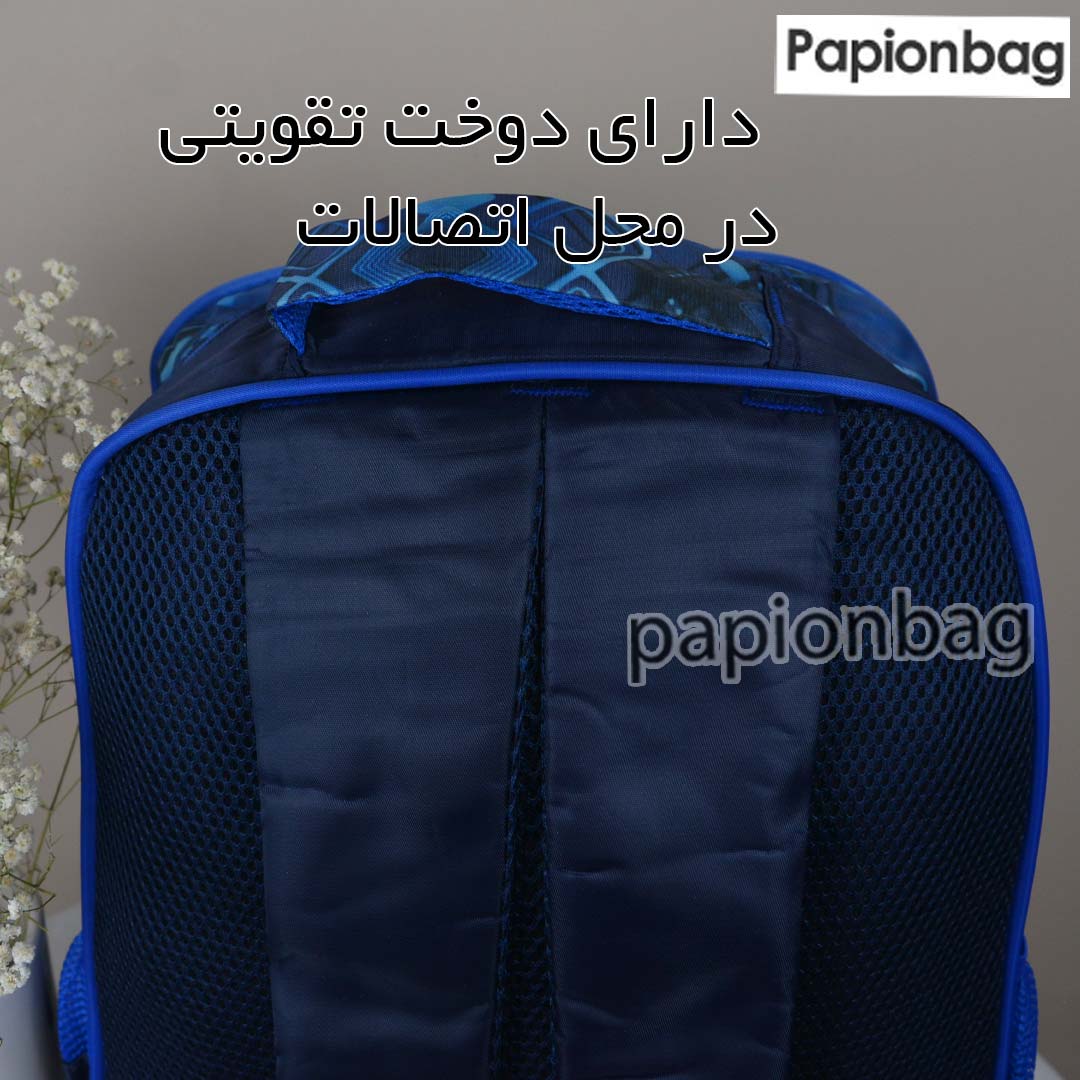 دوخت تقویتی در محل اتصال دسته کیف مدرسه لبوبو کد 1259