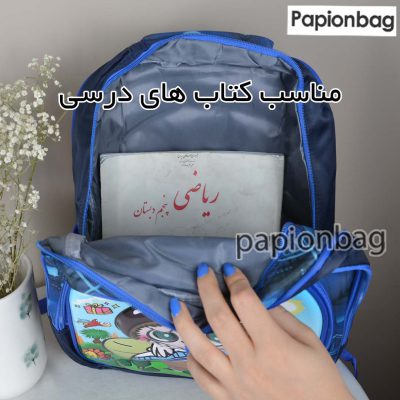 کیف مدرسه لبوبو LABUBU کد1264 3 فضای کافی برای کتاب درسی کیف مدرسه لبوبو کد 1264