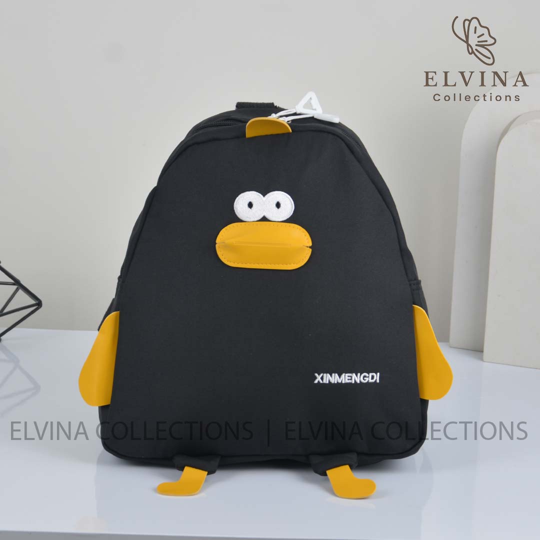 رنگ مشکی کوله پشتی فانتزی طرح جوجه کد 1361