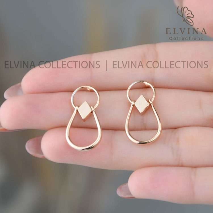 گوشواره ژوپینگ اصل(Xuping) شیک و مینیمال - Image 4