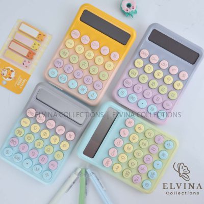 ماشین حساب فانتزی کیوت رنگی کد1289