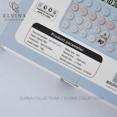 توضیحات پشت کارتن ماشین حساب فانتزی کد 1290