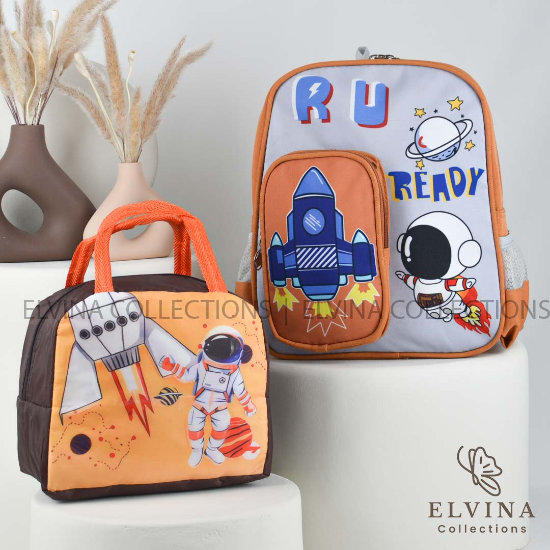 Astronaut Backpack and Lunch Bag Set 1