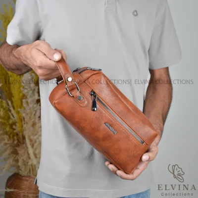 شوزبگ دستی مردانه سه زیپ ARAZBAG کد 1589
