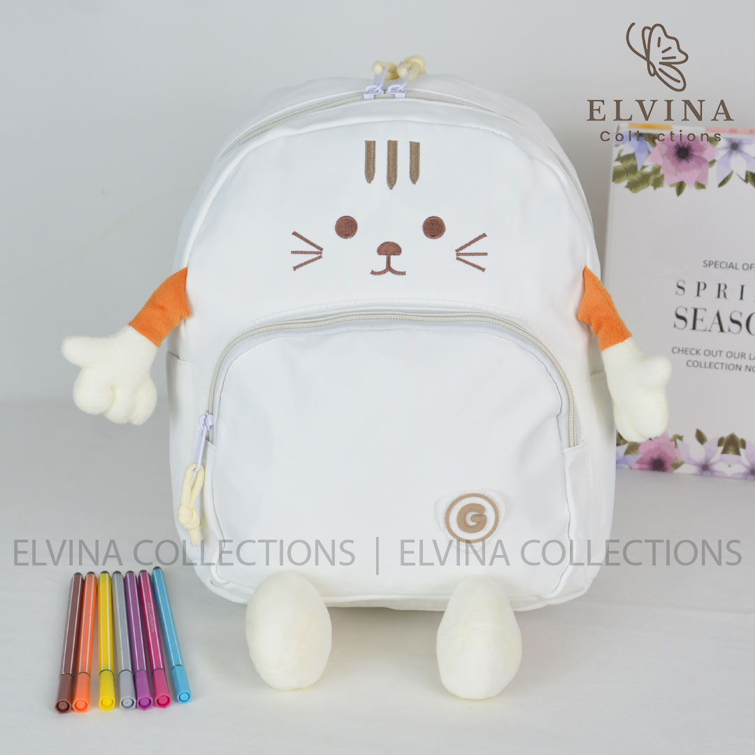 cute cat preschool backpack 1612 5