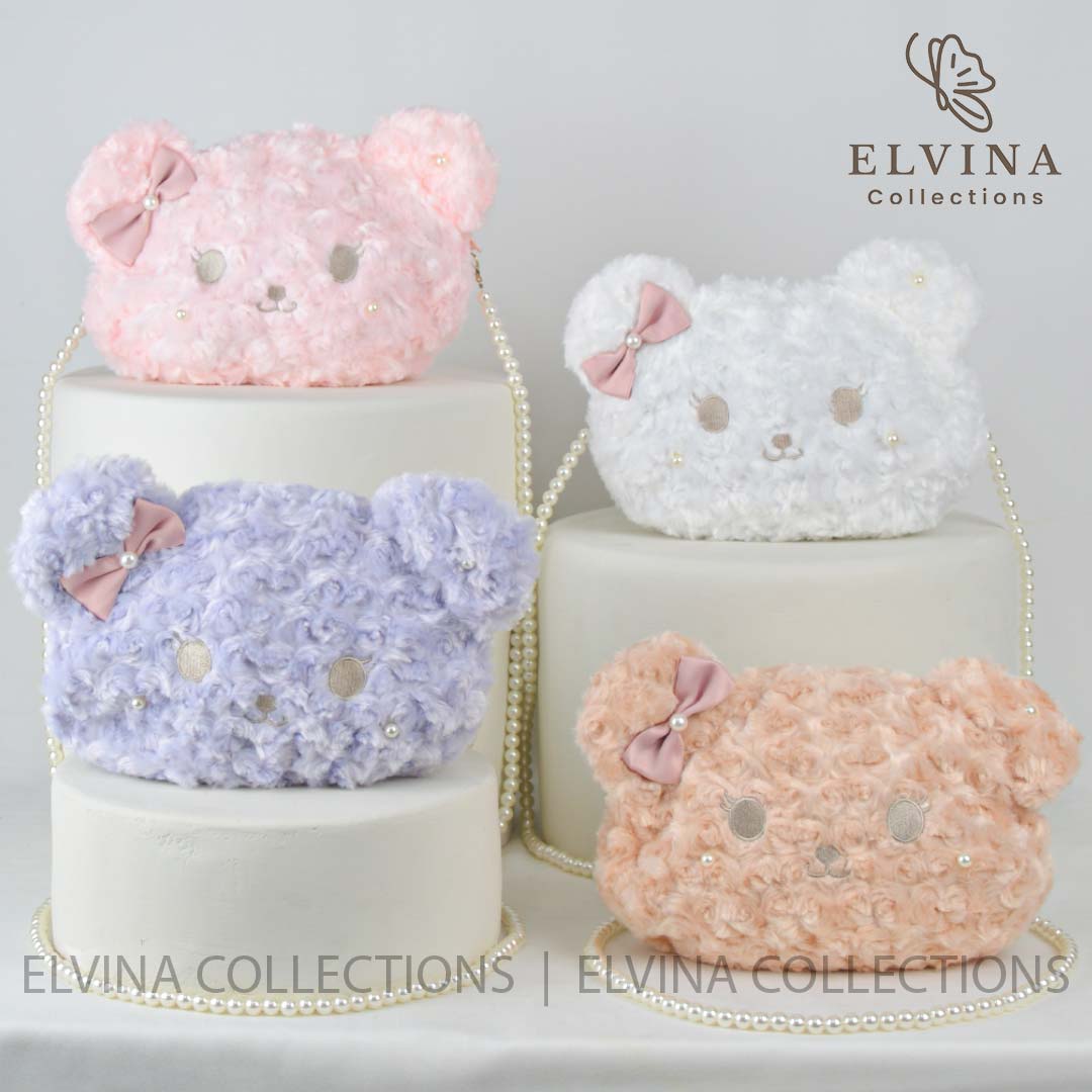 cute plush girls shoulder bag 1601 2