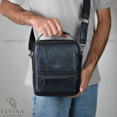 کیف دوشی سایز متوسط Milano کد 1675 چرم مصنوعی اعلاء مناسب روزمره