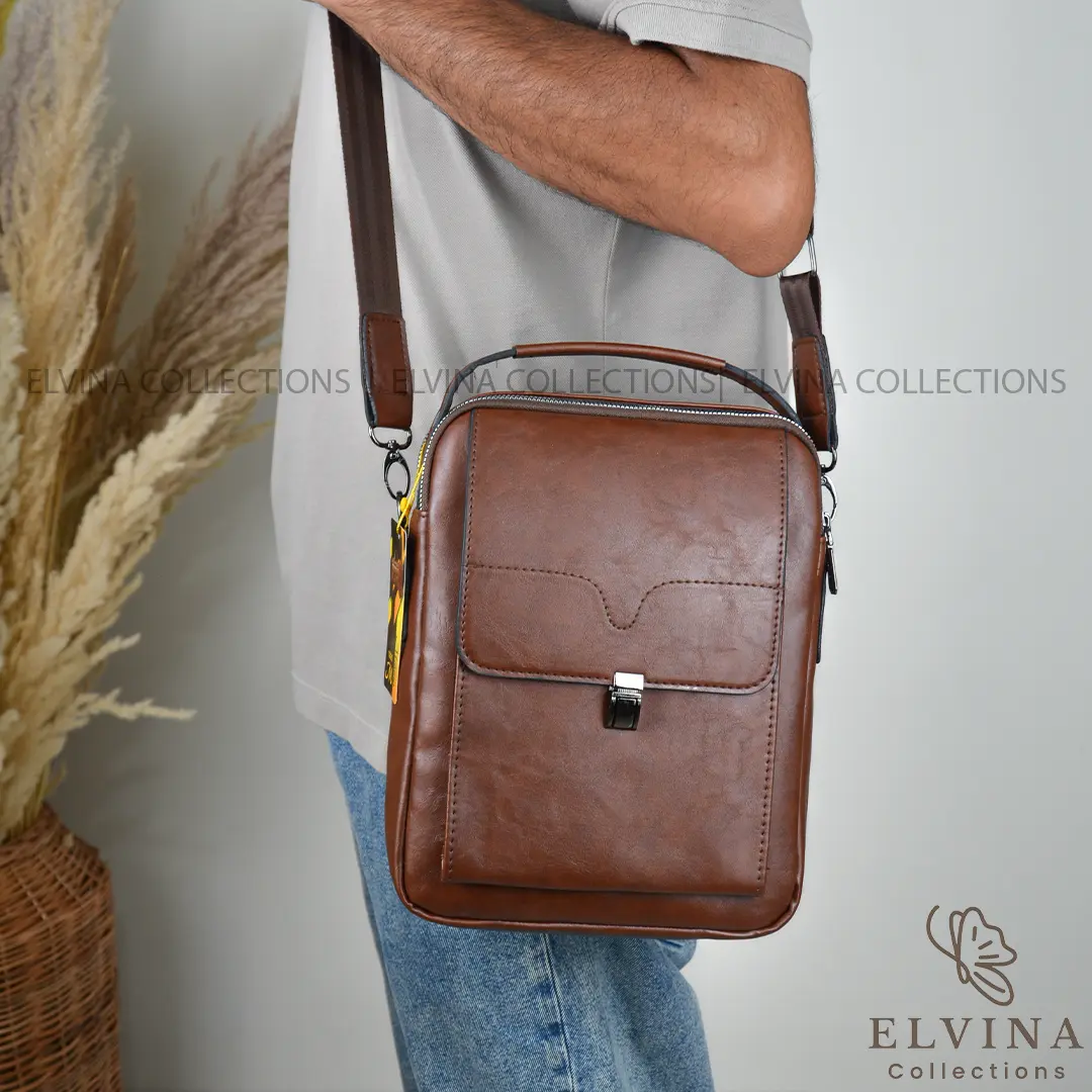 Mens Leather Shoulder Bag 1678 18
