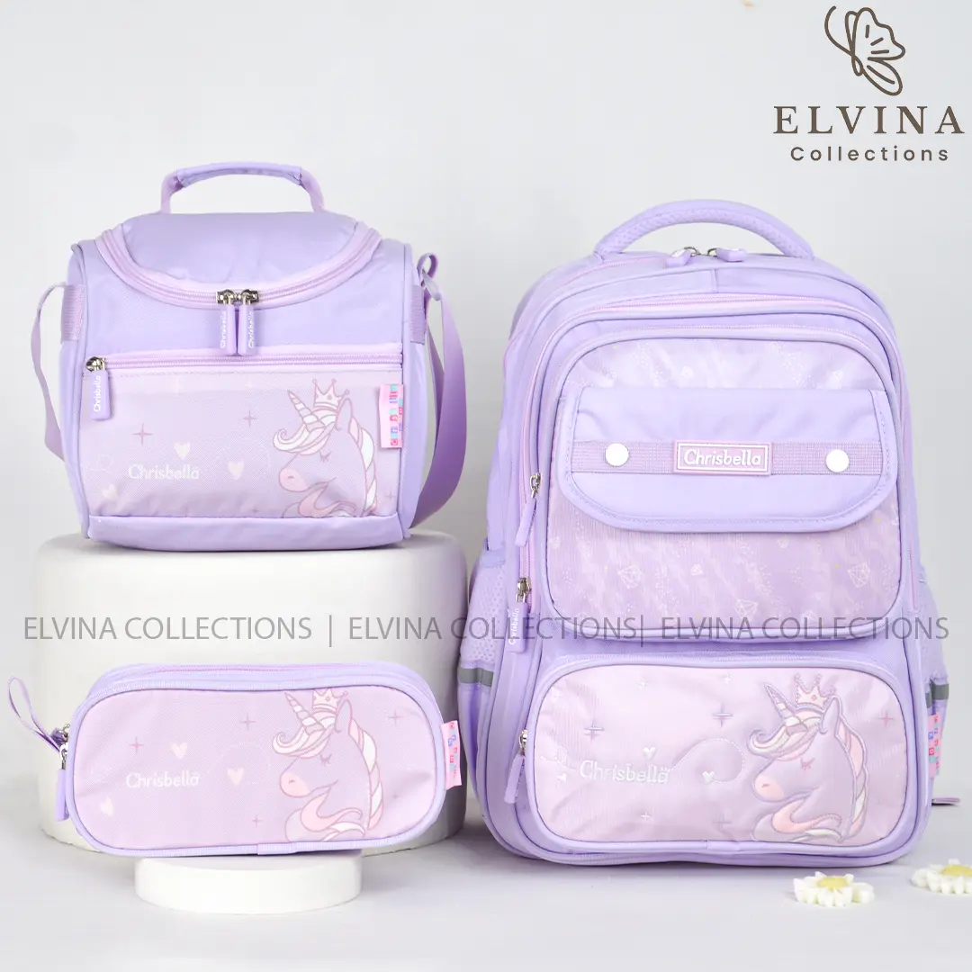 3 in 1 Unicorn School Bag Set 1779 26