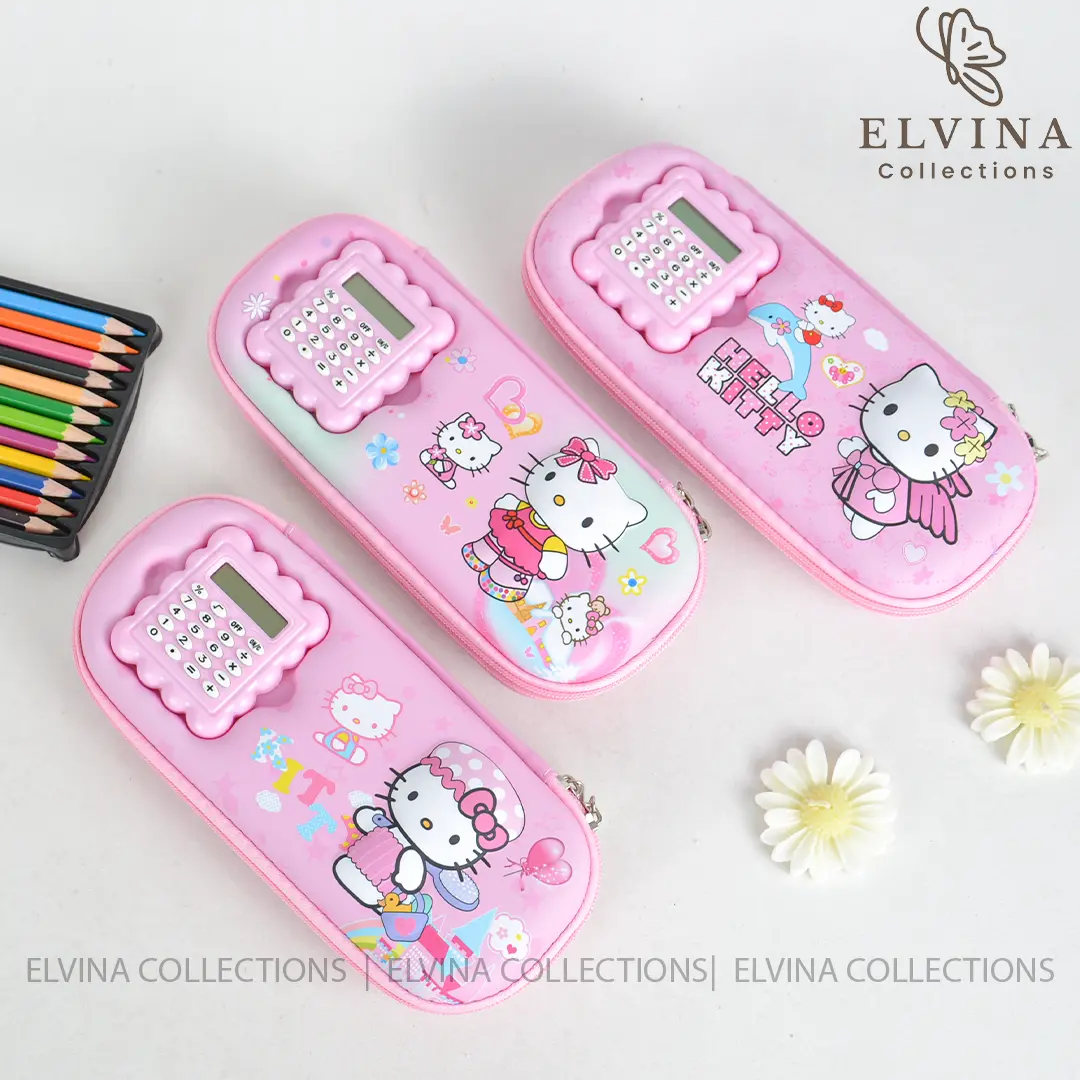 hello kitty pencil case with calculator 1761 9