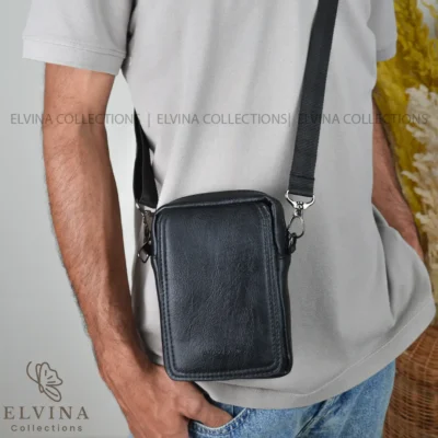 کیف دوشی چرم کوچک موبایلی آراز