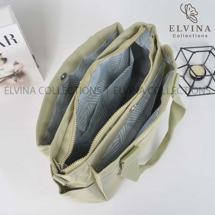 کیف بزرگ 3جیب دستی دوشی مریلا برند Clothbag اداری دانشجویی روزمره - Image 12