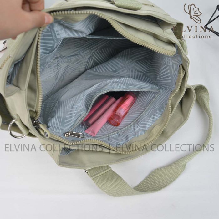 کیف بزرگ 3جیب دستی دوشی مریلا برند Clothbag اداری دانشجویی روزمره - Image 14