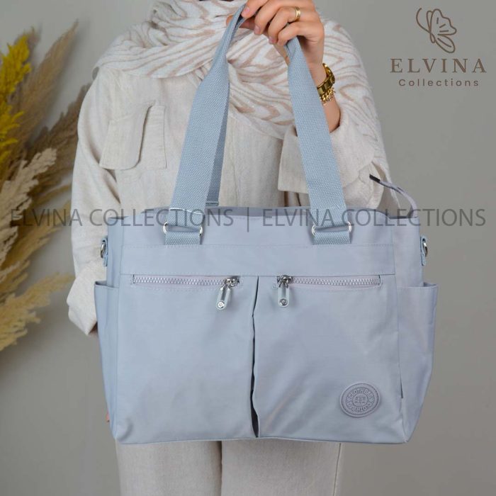 کیف بزرگ 3جیب دستی دوشی مریلا برند Clothbag اداری دانشجویی روزمره - Image 3