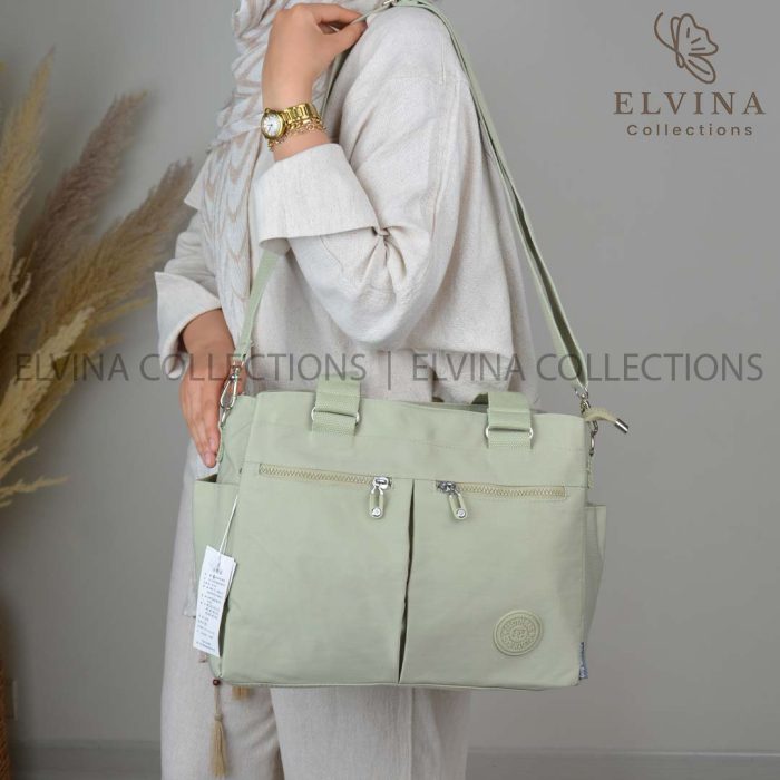 کیف بزرگ 3جیب دستی دوشی مریلا برند Clothbag اداری دانشجویی روزمره - Image 5